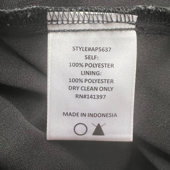 ASTR Chiffon Romper Womens Large Black Surplice Ruffle Hem Lined - Picture 15 of 15